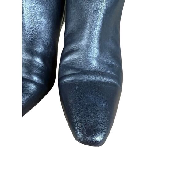 Everlane The Knee-High Banana Heel Boot in Black Leather sz 7 Women's Pull-on - Picture 10 of 16